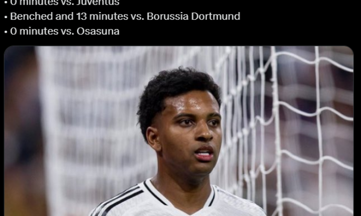 STATYSTYKI Rodrygo za kadencji Xabiego Alonso O.o